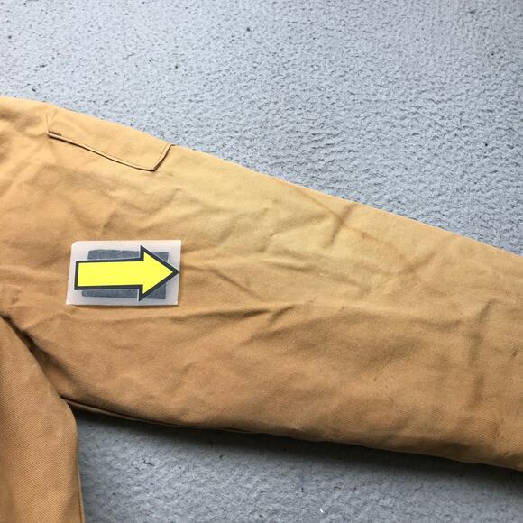 Vintage Zero Zone By Walls Insulated Canvas Coveralls Mens Large Tall Brown - Picture 12 of 16